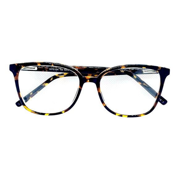 TEMPO Women’s WP5104 TO Tortoise Square Eyeglasses Frame 52-16-140 - Picture 6 of 14